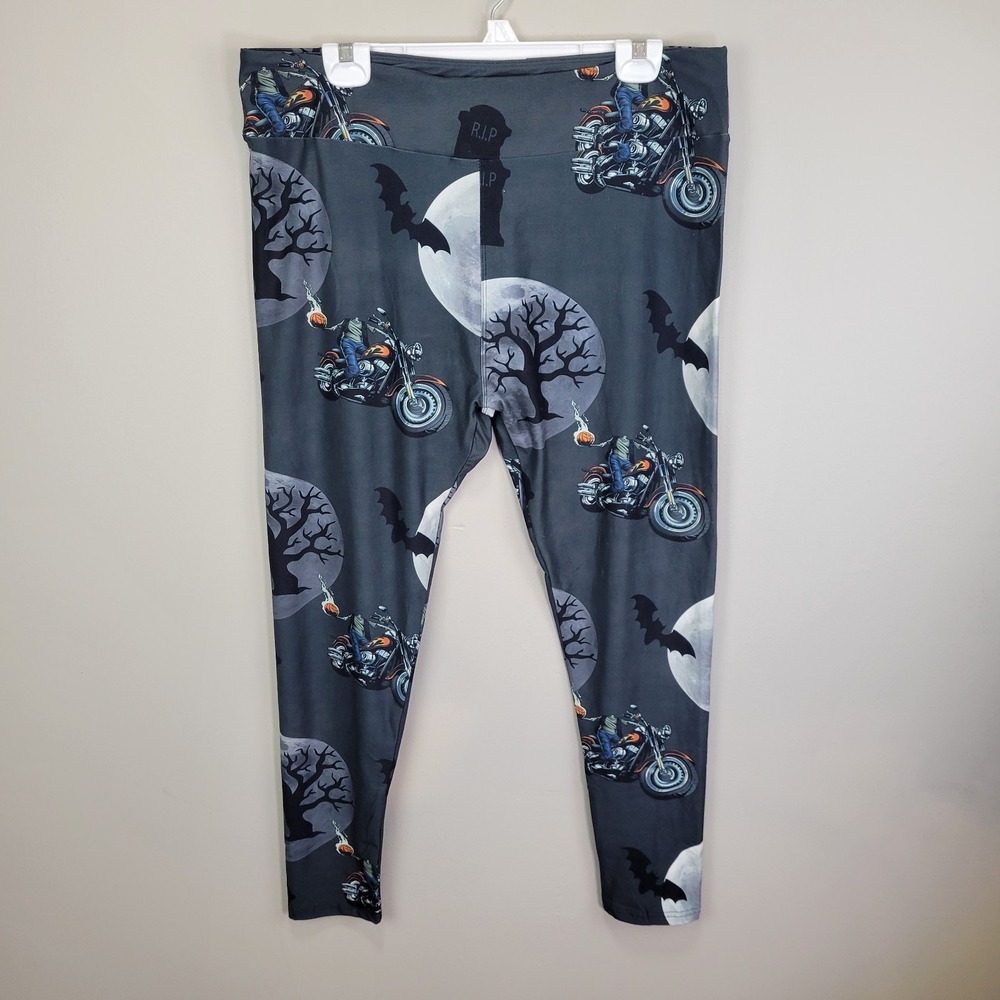 TLM Headless Horseman Polyester Spandex Ankle Leggings Extended Tall‎ And Curvy